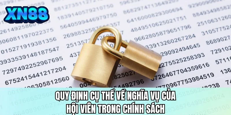 Quy định cụ thể về nghĩa vụ của hội viên trong chính sách